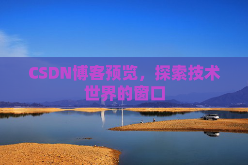 CSDN博客预览,探索技术世界的窗口
